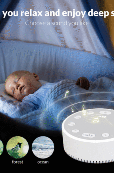 白噪音睡眠仪无线蓝牙音箱婴儿哄睡老人助眠仪呼吸灯智能音响