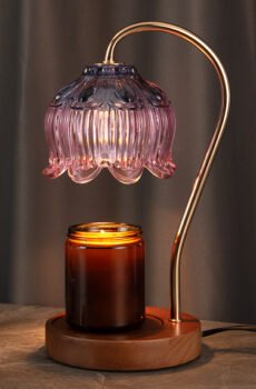 简约无火香薰融蜡灯复古融烛灯氛围灯调光定时送生日结婚礼物