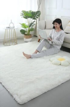 跨境加厚丝毛客厅卧室飘窗脚垫床边房间大面积满铺地毯防滑地垫